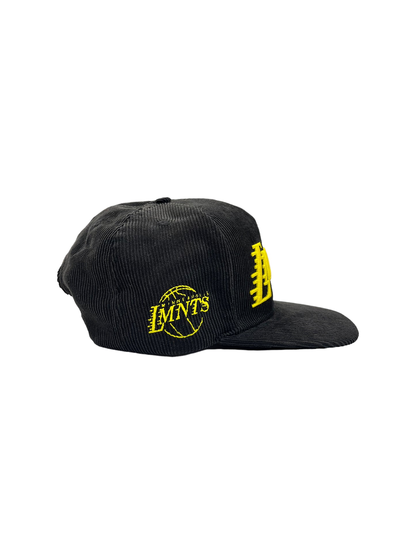 Lakeshow Corduroy Snapback Hat (Black)