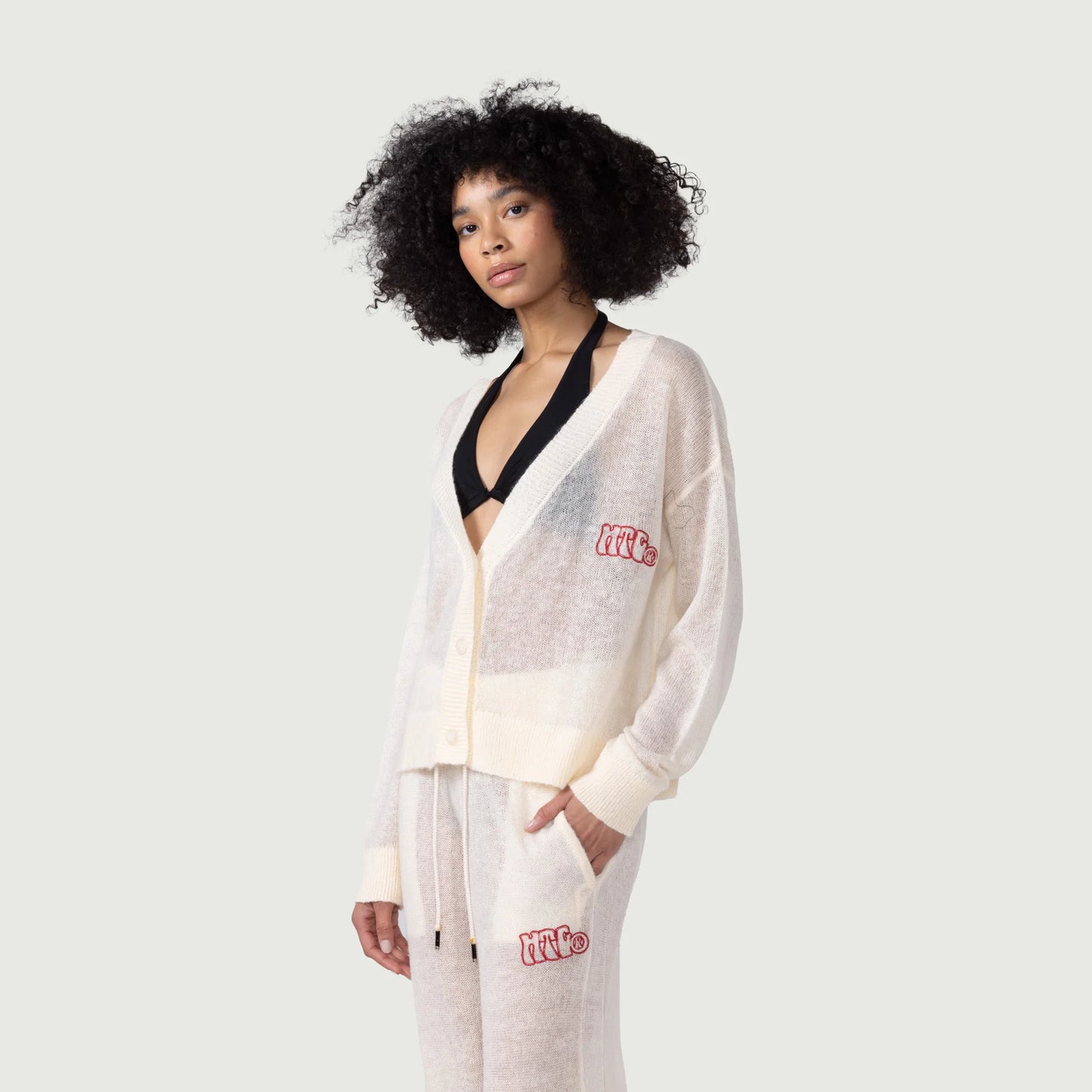 Honor The Gift Womens Mohair Cardigan