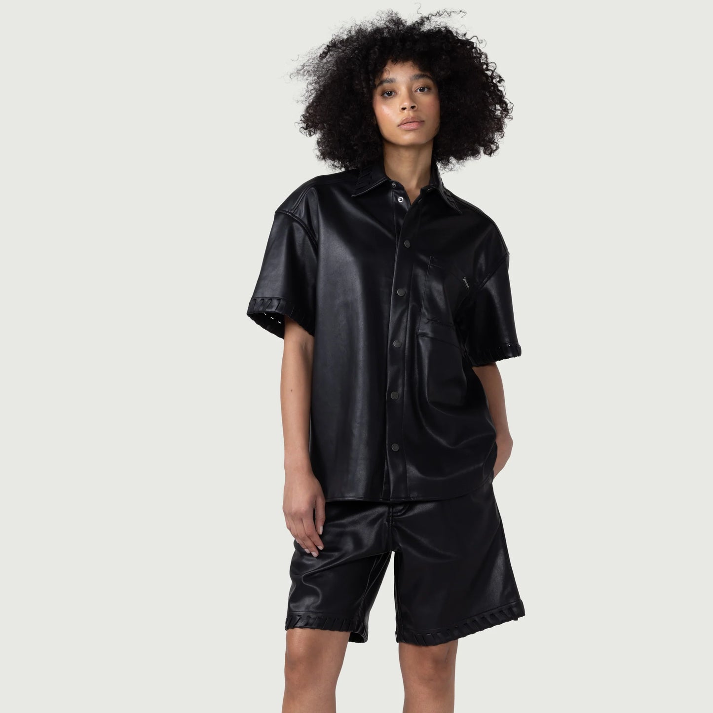 Honor The Gift Women's Vegan Leather Shirt
