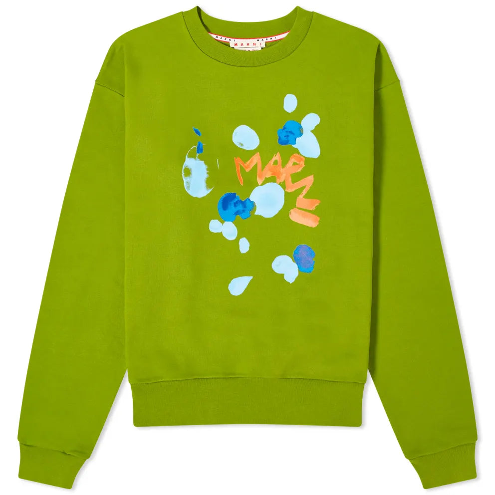 Marni Dripping Flower Crewneck