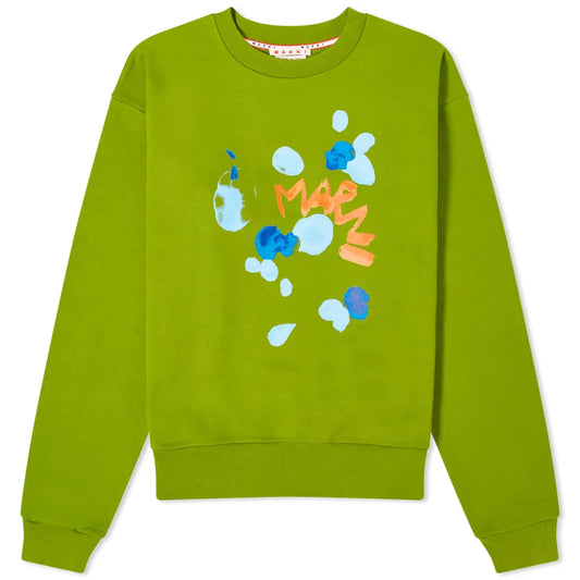Marni Dripping Flower Crewneck