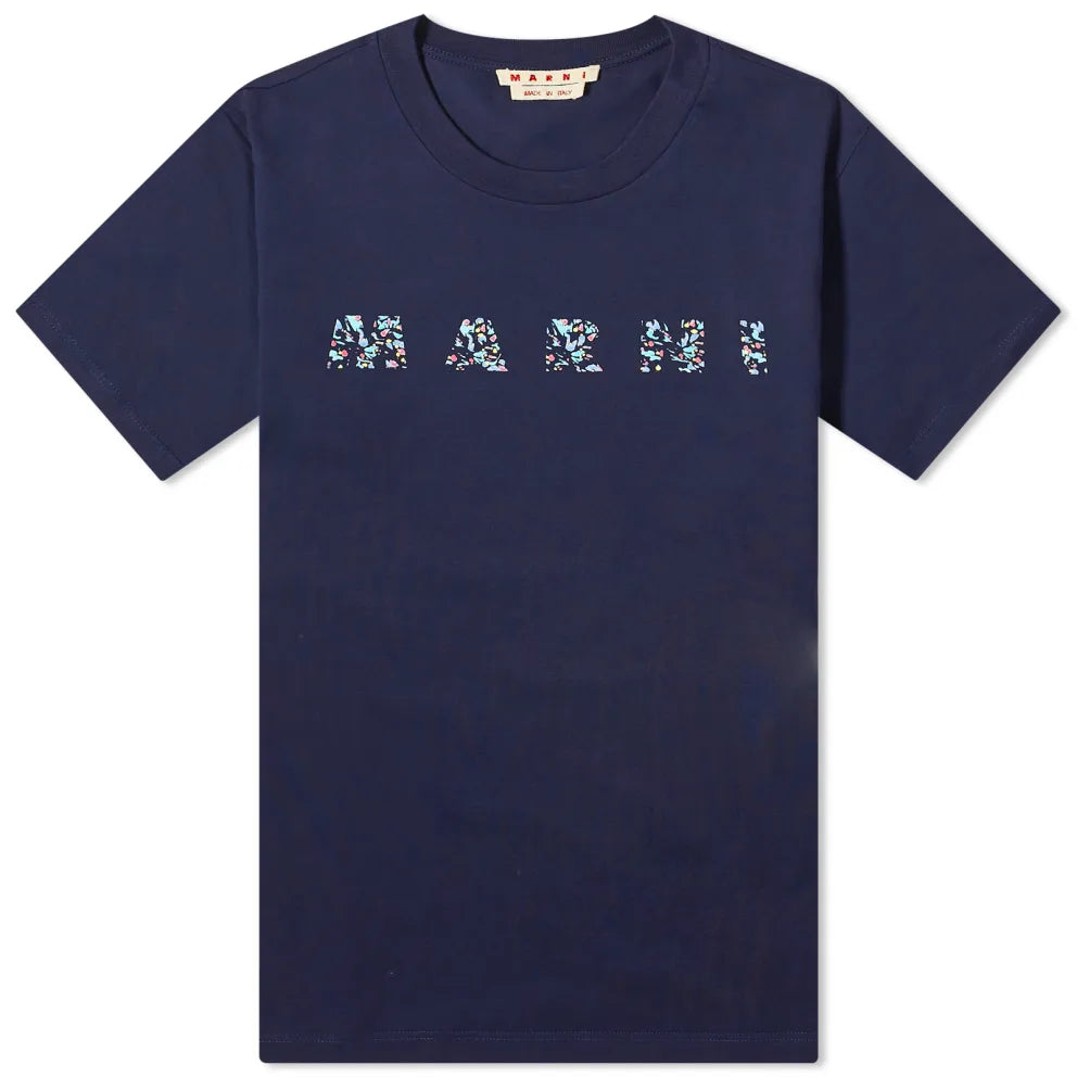 Marni Floral Logo Tee