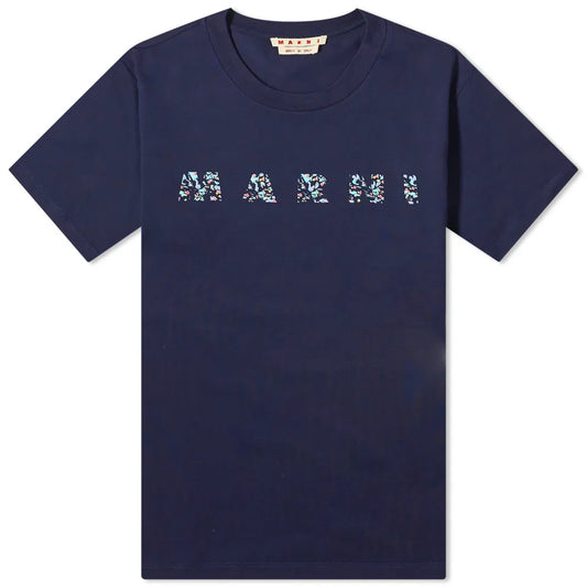 Marni Floral Logo Tee