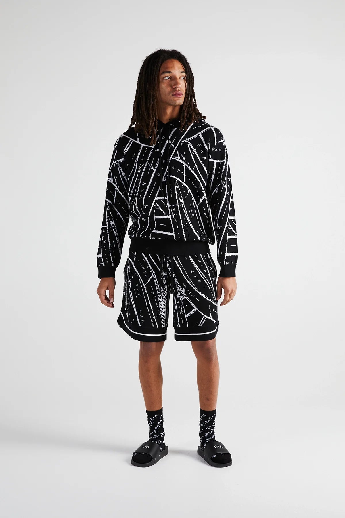 RtA Knit Crossroad Hoodie