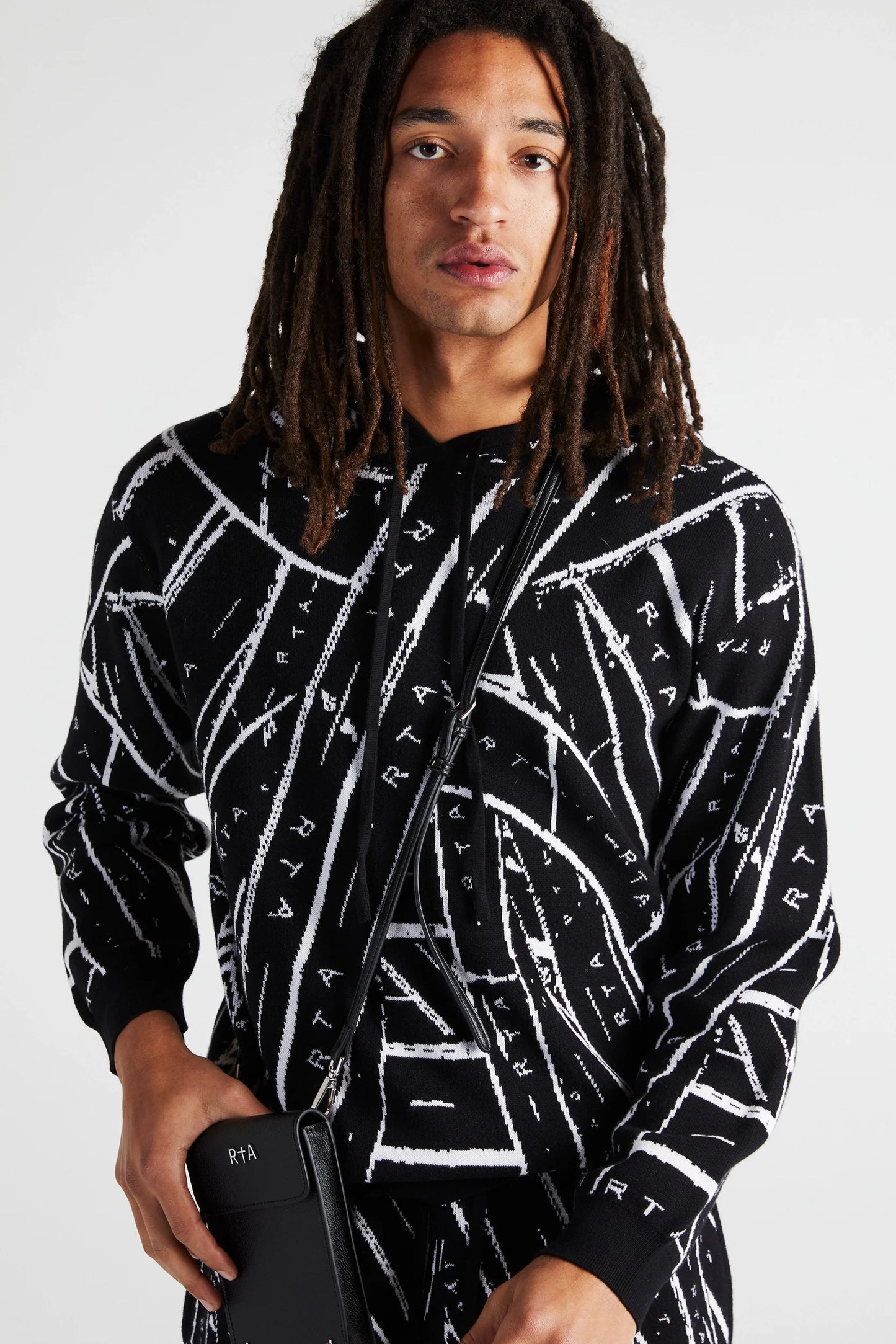 RtA Knit Crossroad Hoodie