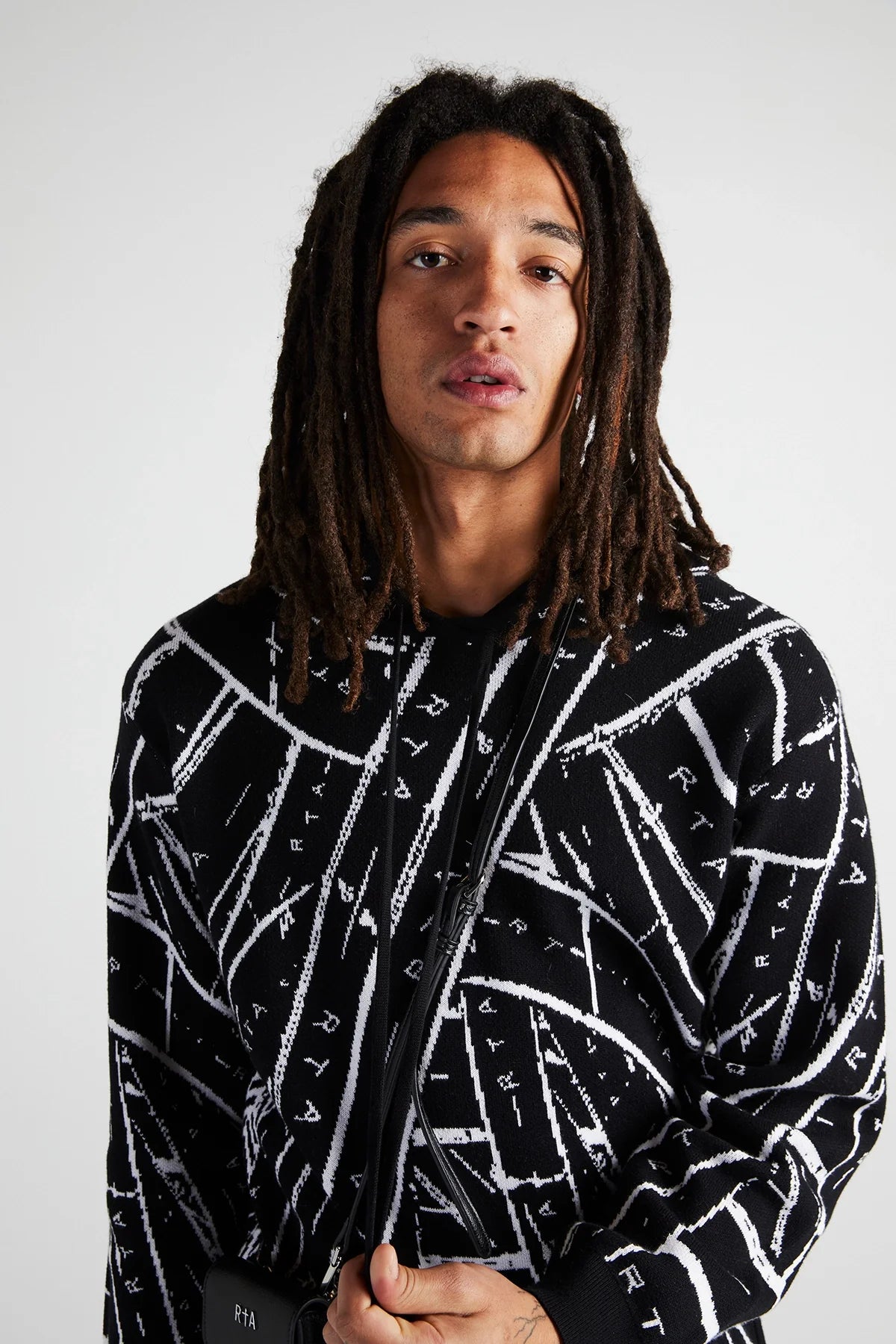 RtA Knit Crossroad Hoodie