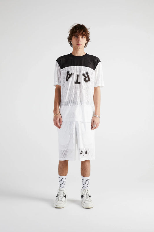 RtA Short Sleeve Mesh Yoke Tee