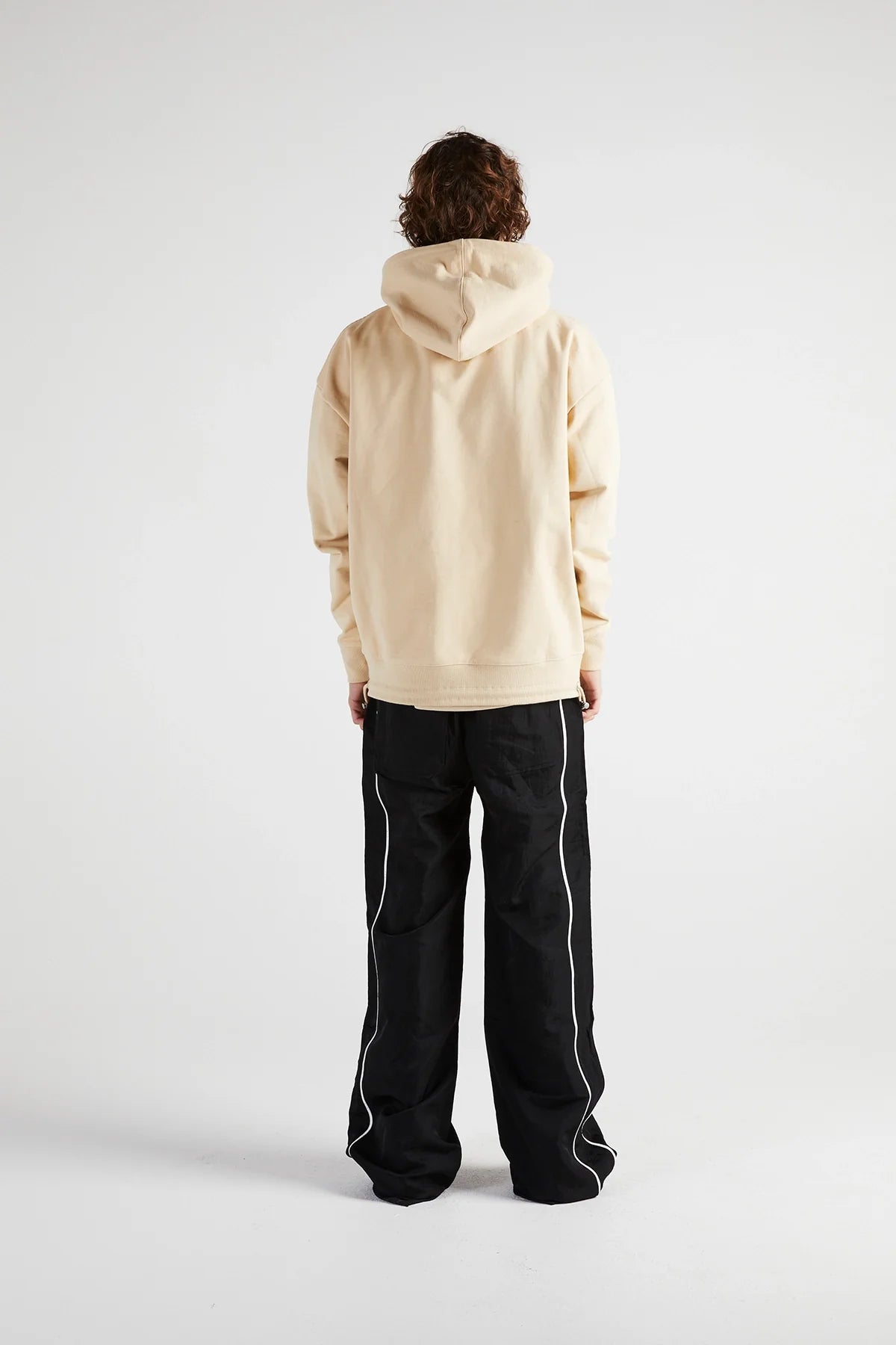 RtA Oversized Hoodie White Pepper