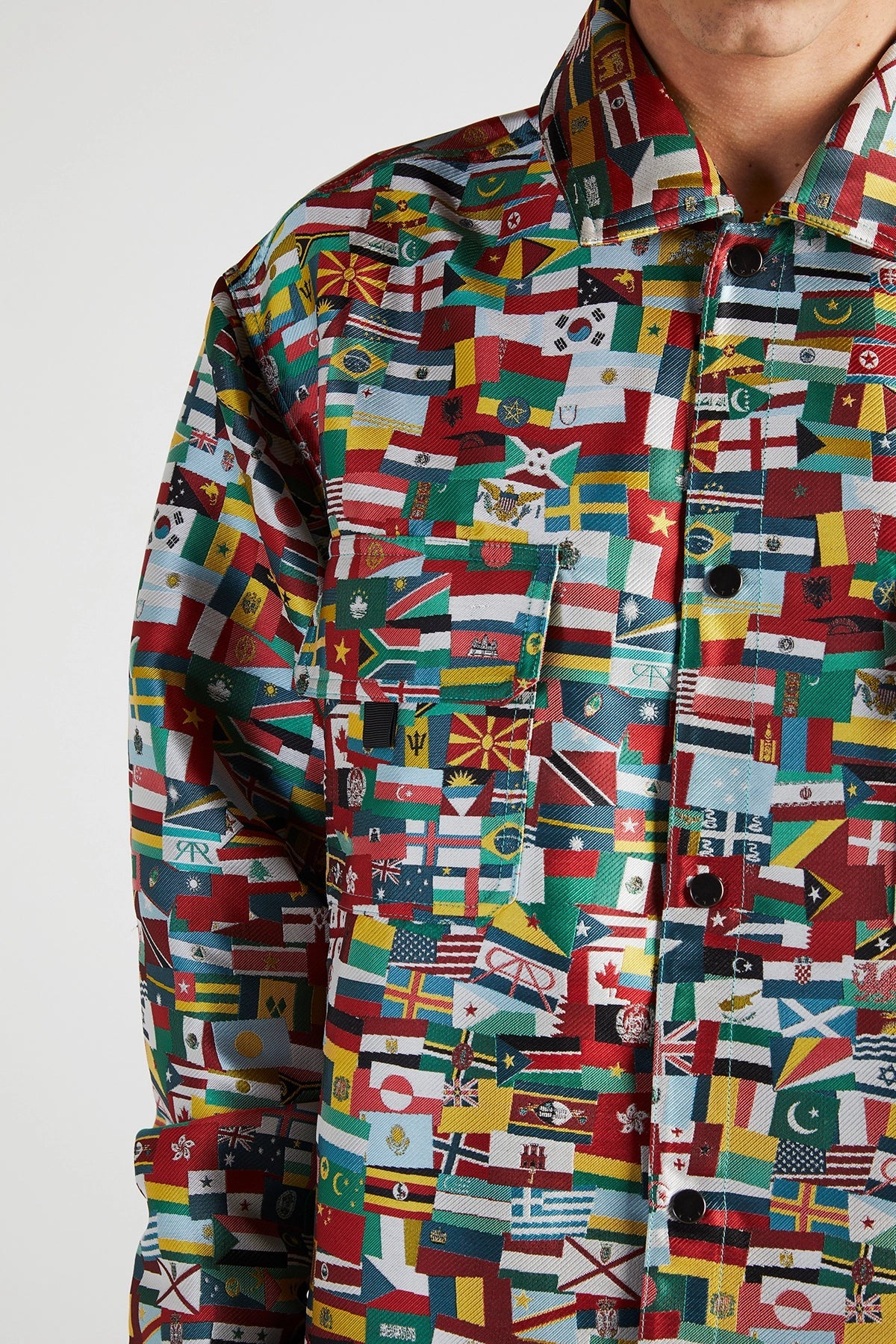 RtA Chest Pocket Shacket - National Flags