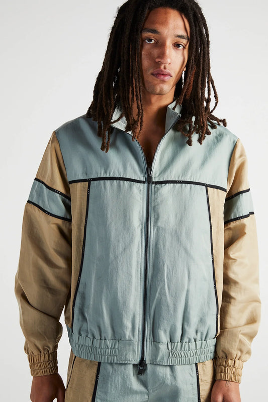 RtA Track Jacket - Tan Sage