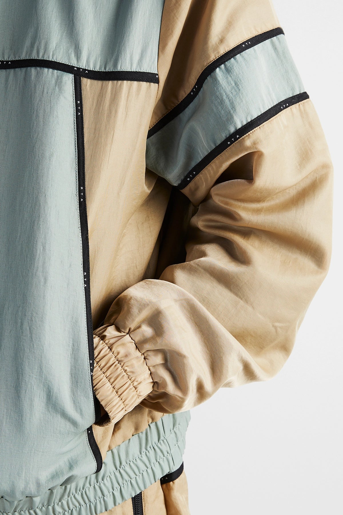 RtA Track Jacket - Tan Sage