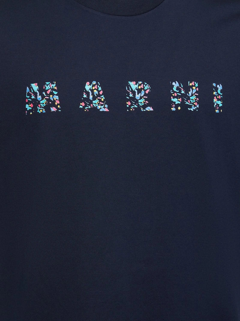 Marni Floral Logo Tee