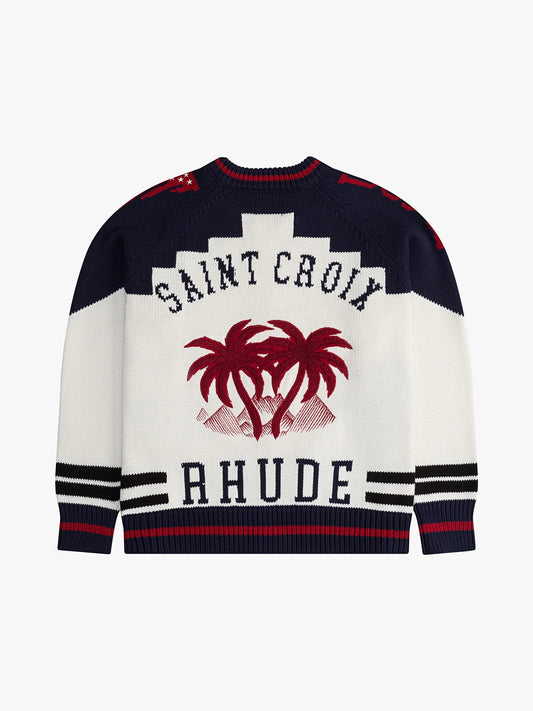 Rhude St. Croix Knit Zip-Up