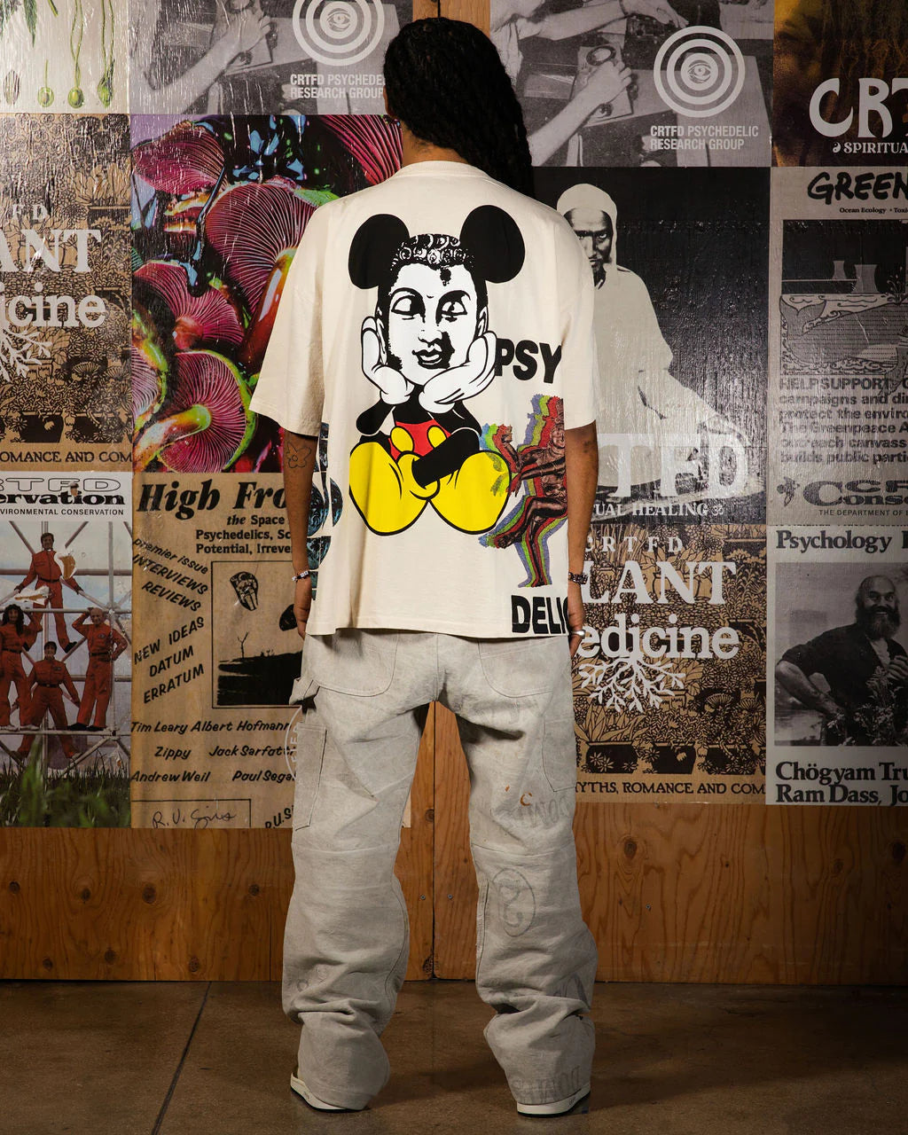 CRTFD All Over Print Mash Up Tee