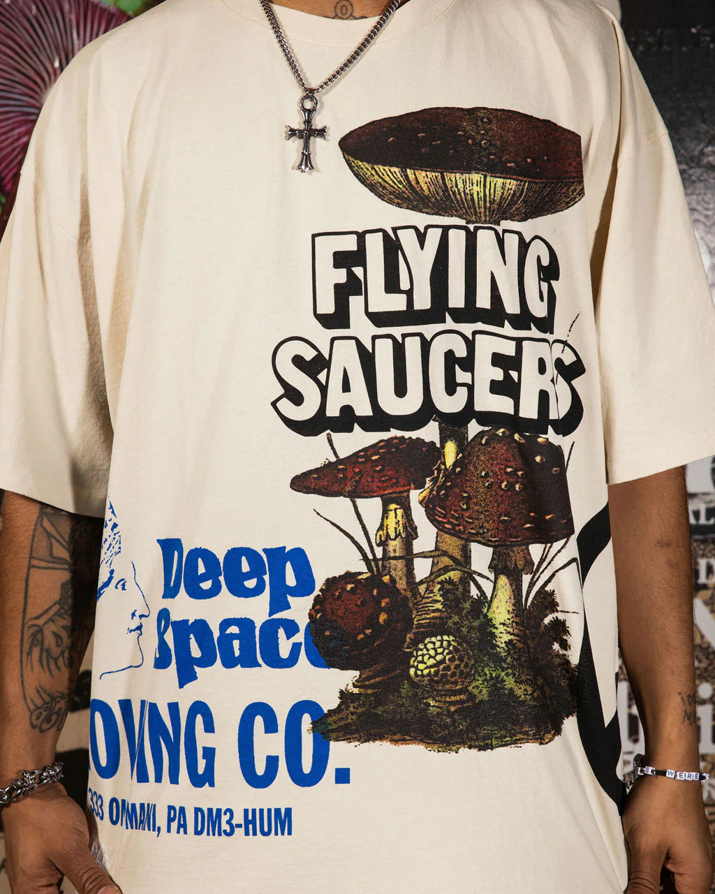 CRTFD All Over Print Mash Up Tee