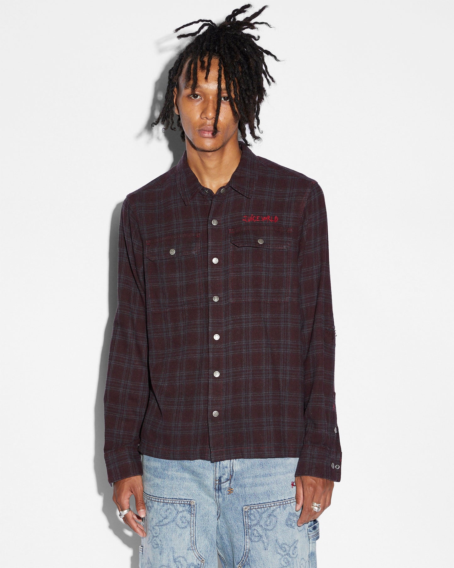 Ksubi Spliced 999 Ls Shirt Half Tone