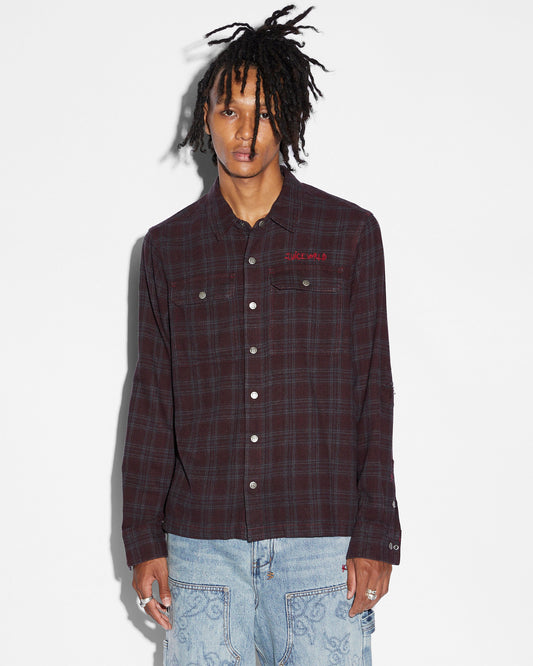 Ksubi Spliced 999 Ls Shirt Half Tone