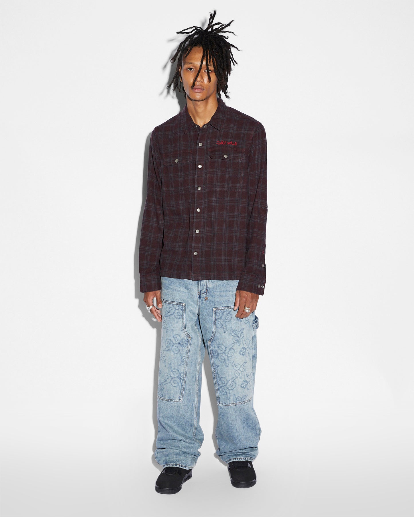 Ksubi Spliced 999 Ls Shirt Half Tone