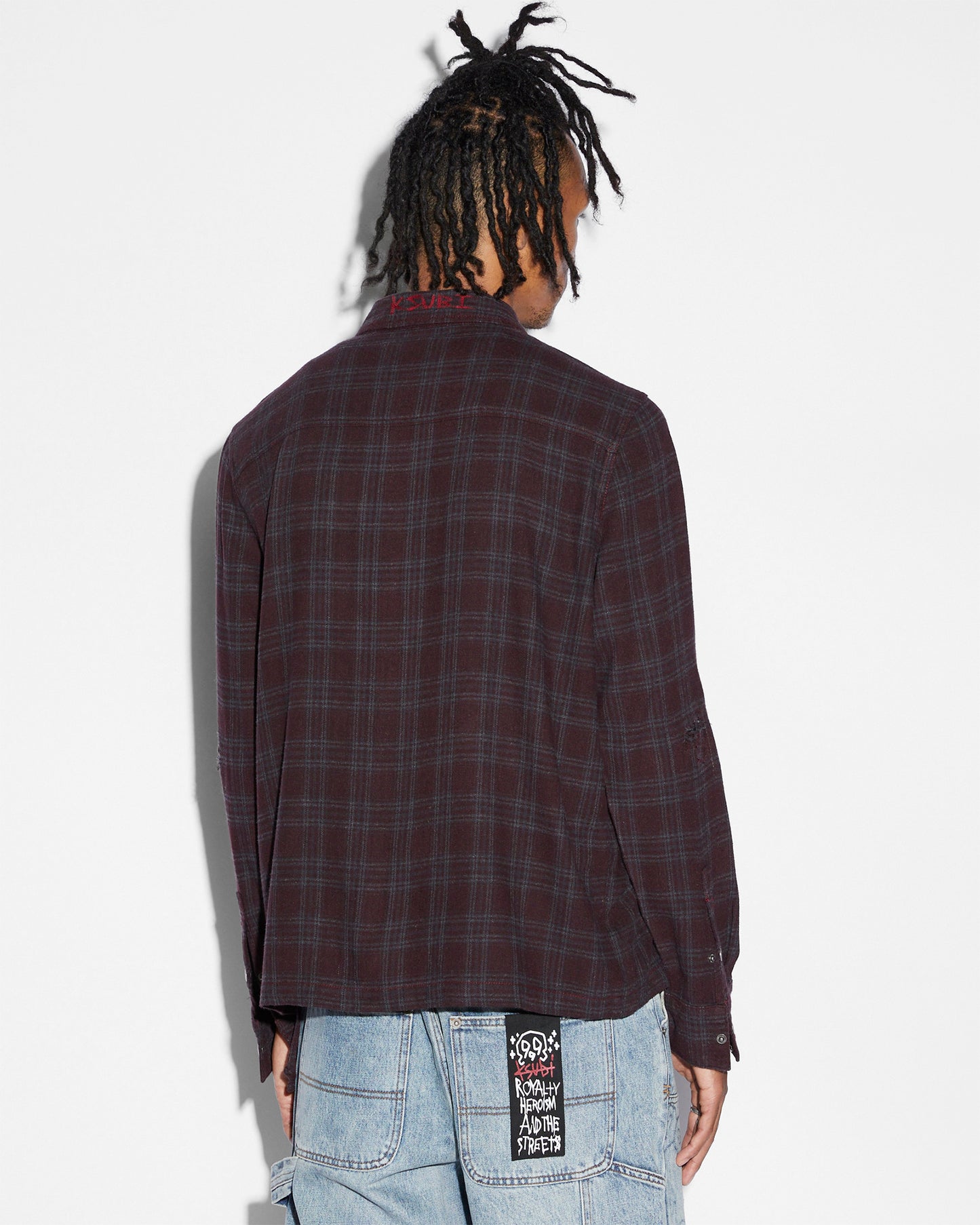 Ksubi Spliced 999 Ls Shirt Half Tone