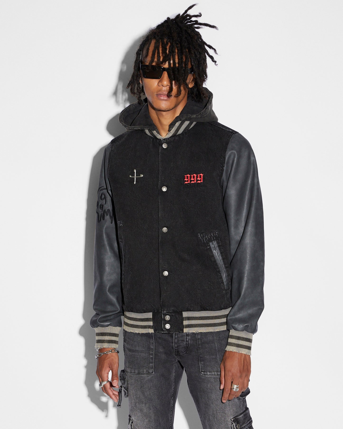 Ksubi 999 Kollage Jacket Faded Black
