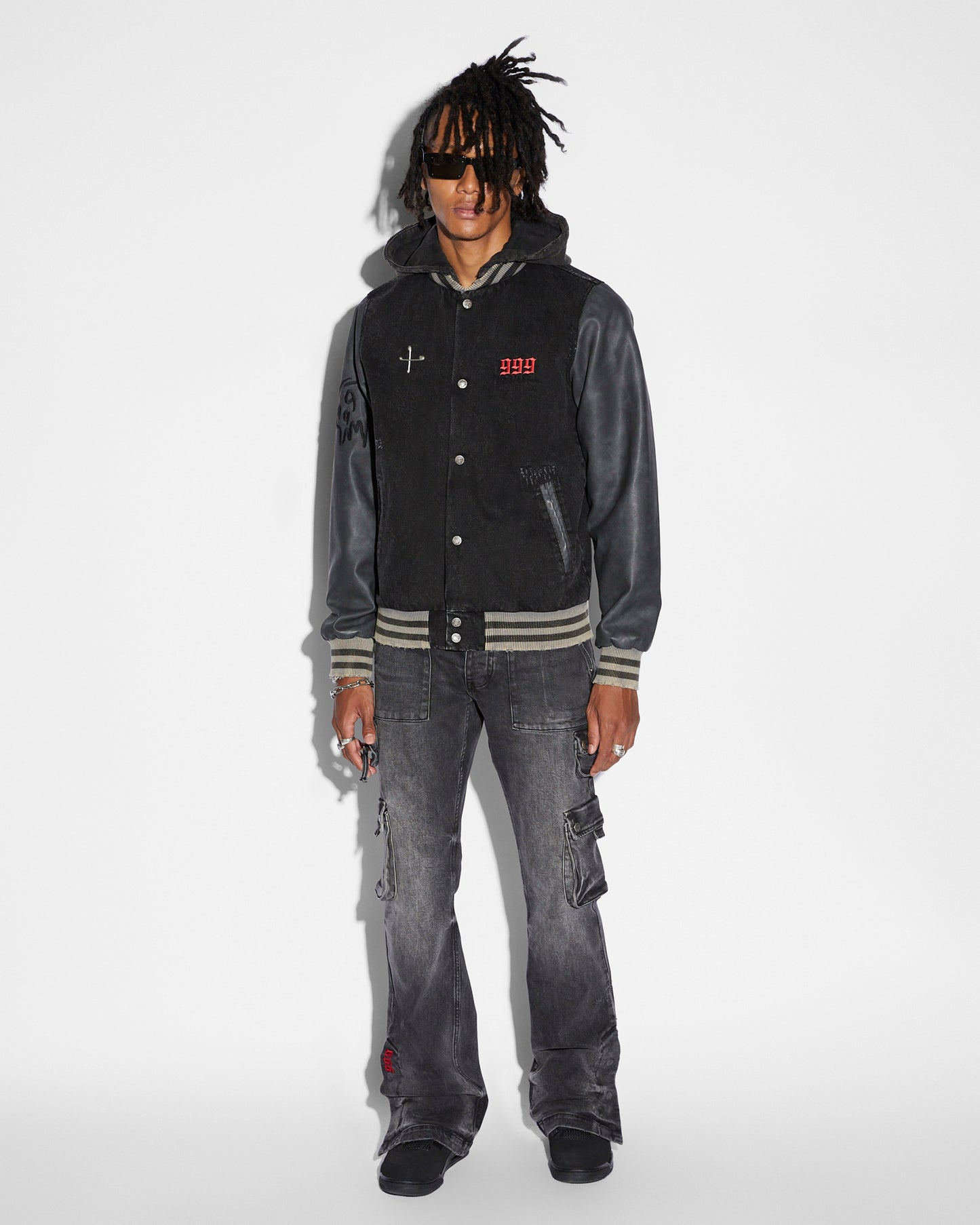 Ksubi 999 Kollage Jacket Faded Black