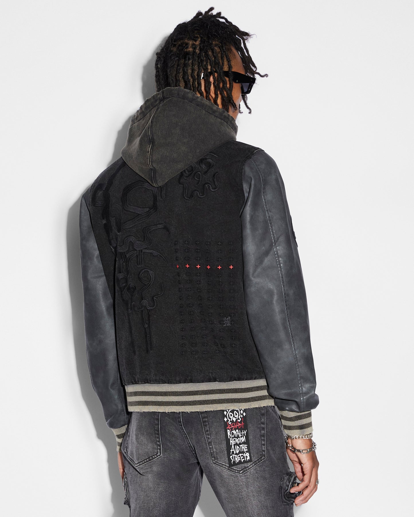 Ksubi 999 Kollage Jacket Faded Black