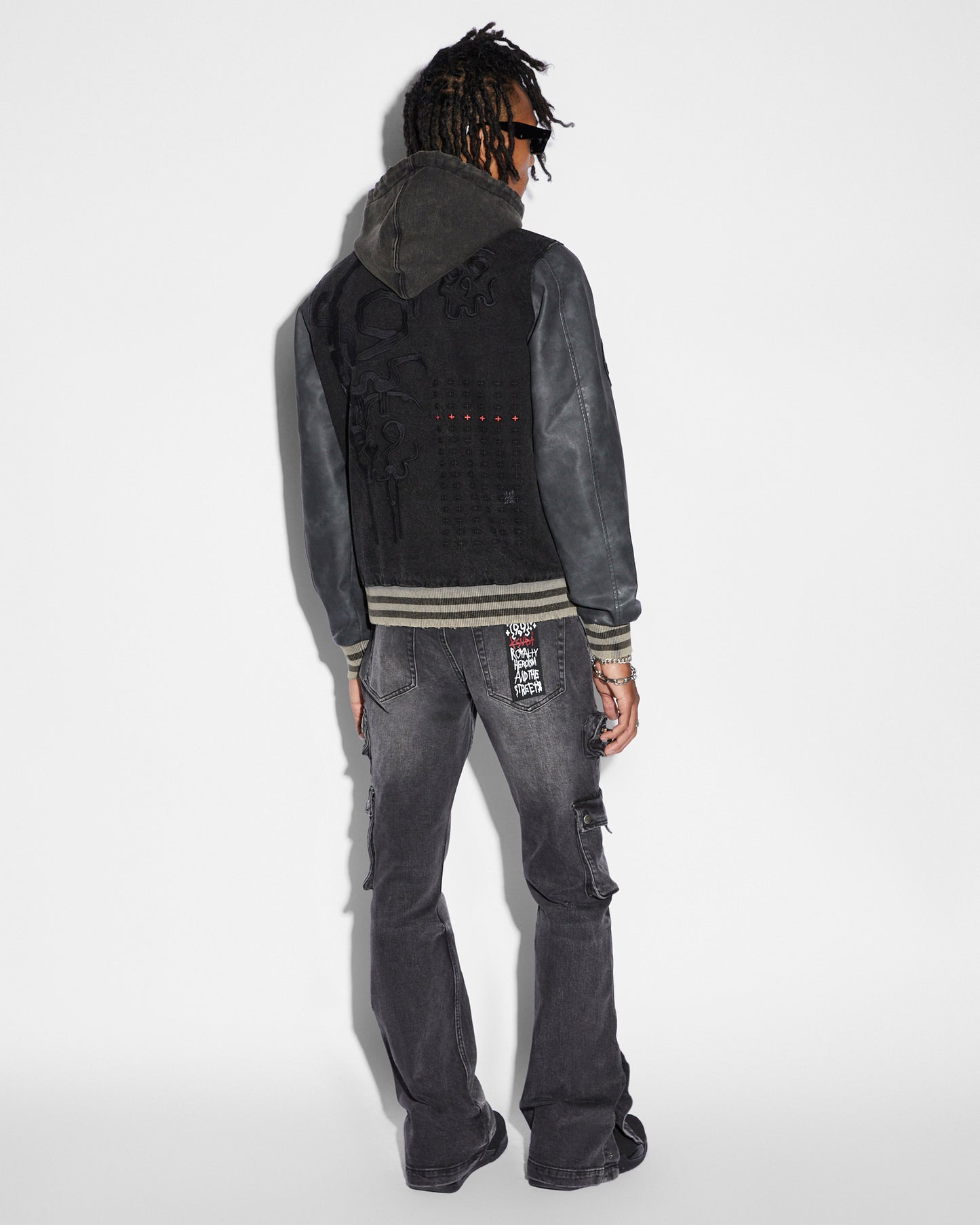 Ksubi 999 Kollage Jacket Faded Black