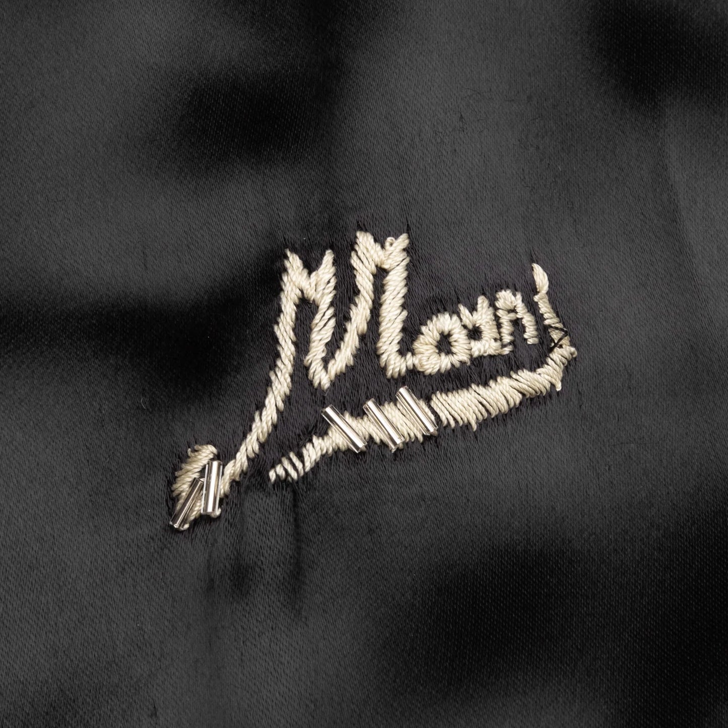 Marni Black Satin Bomber
