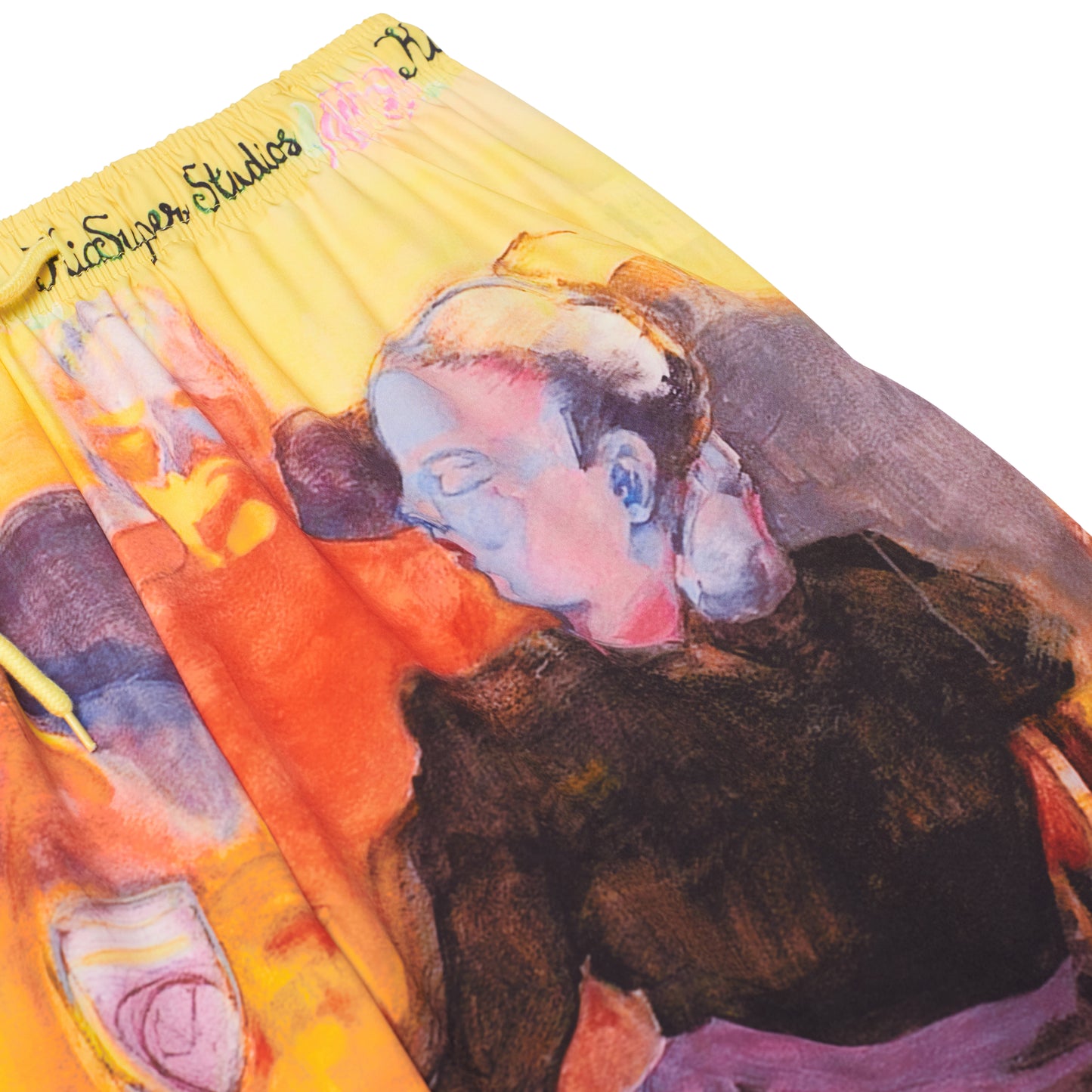 KidSuper Printed Short Yellow
