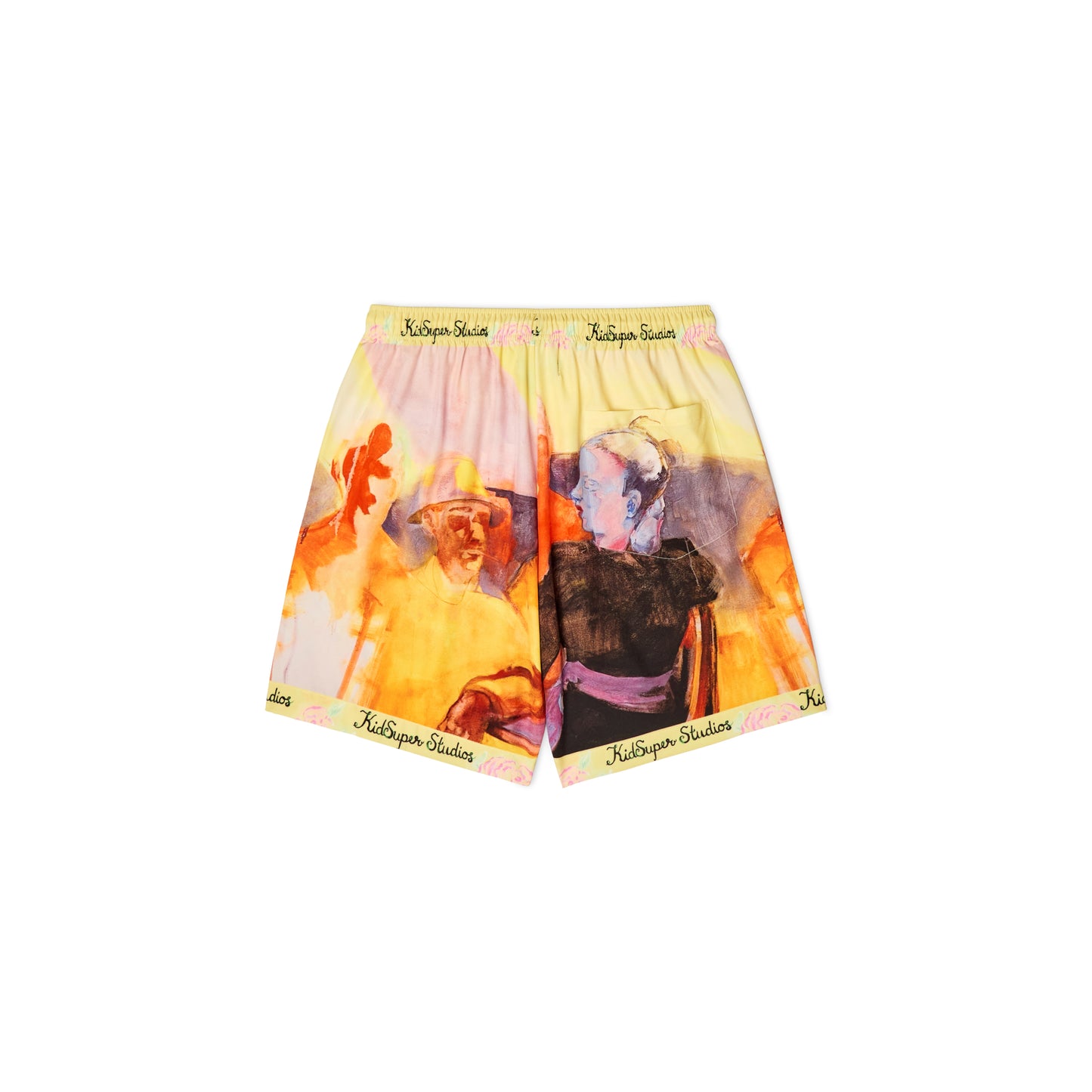 KidSuper Printed Short Yellow