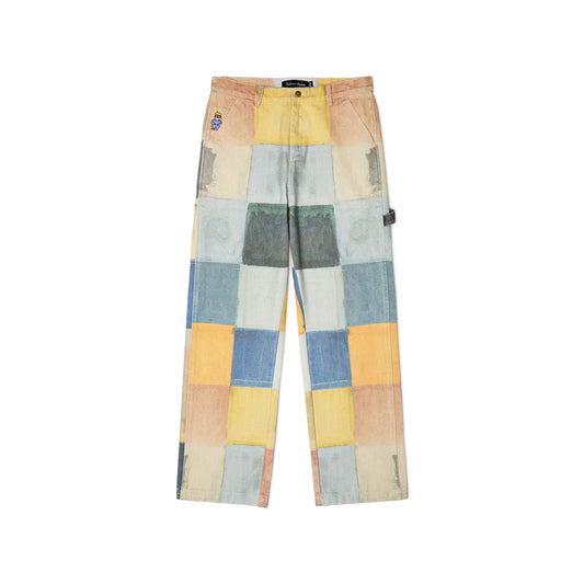 KidSuper Checkered Painted Work Pant