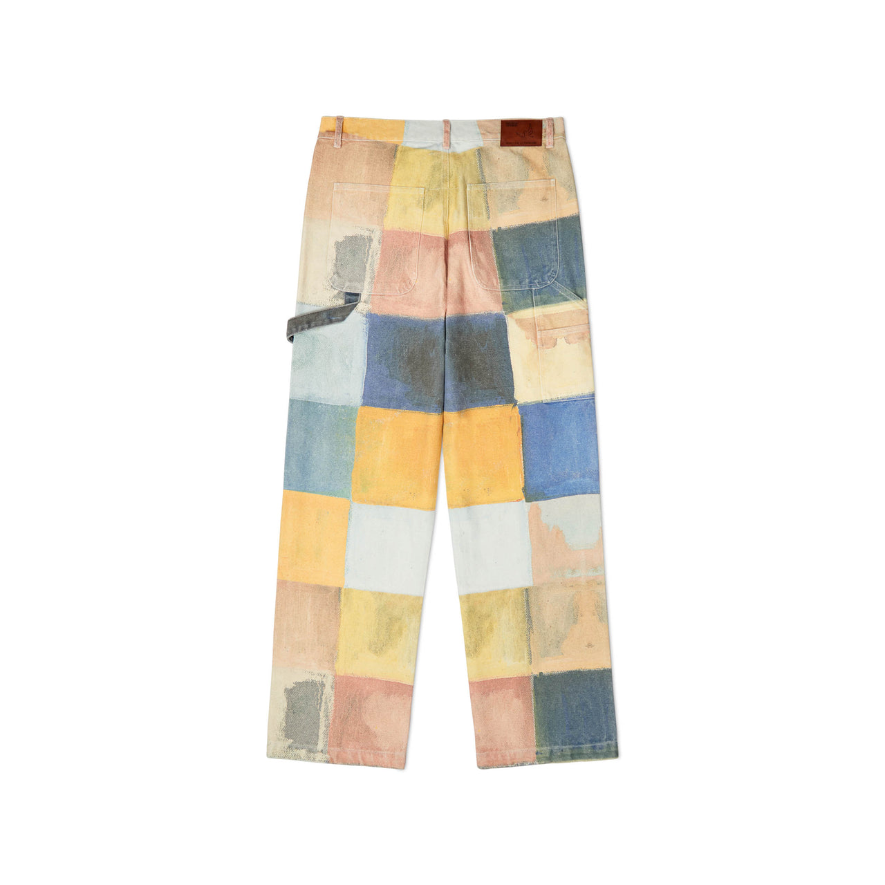 KidSuper Checkered Painted Work Pant