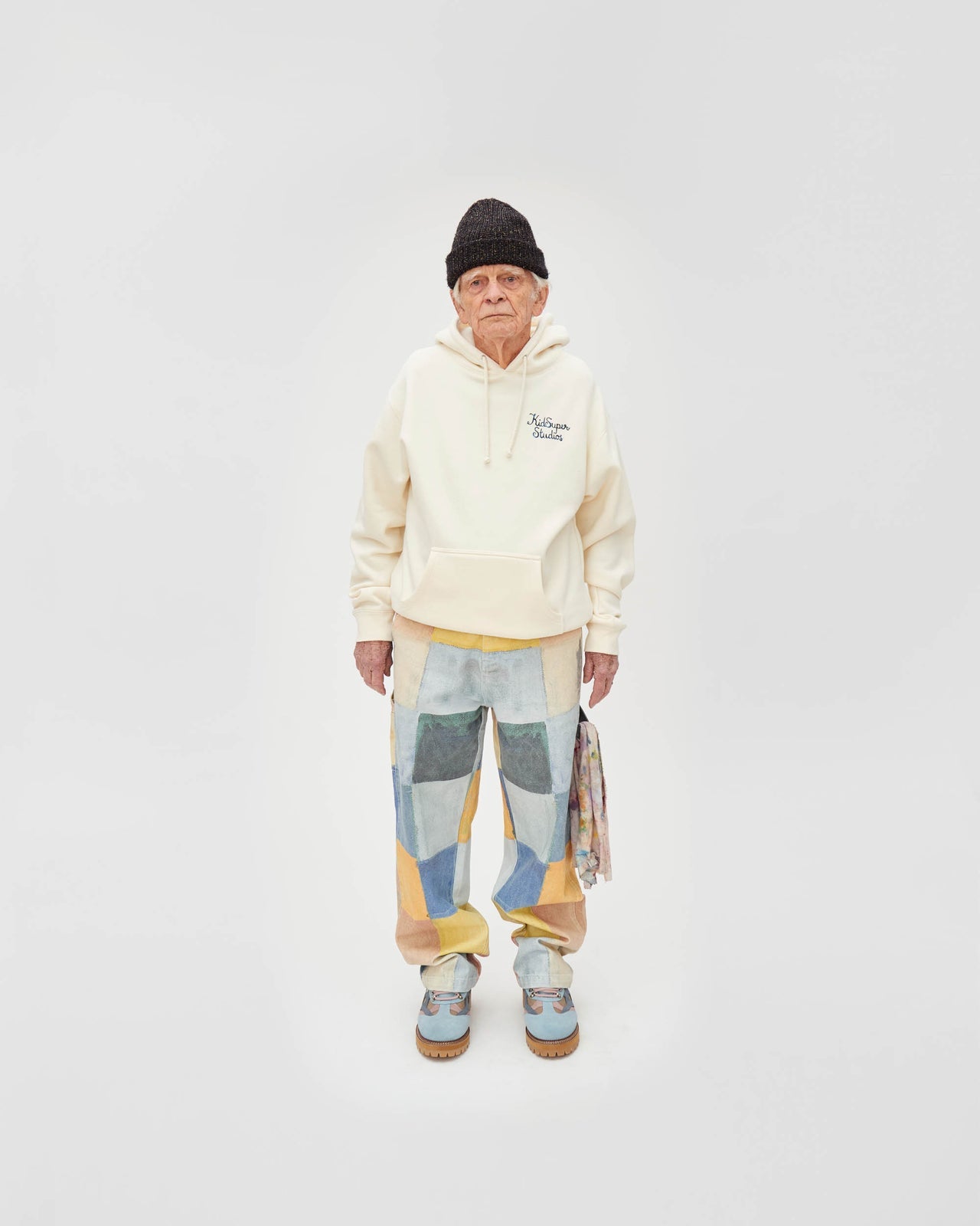KidSuper Checkered Painted Work Pant