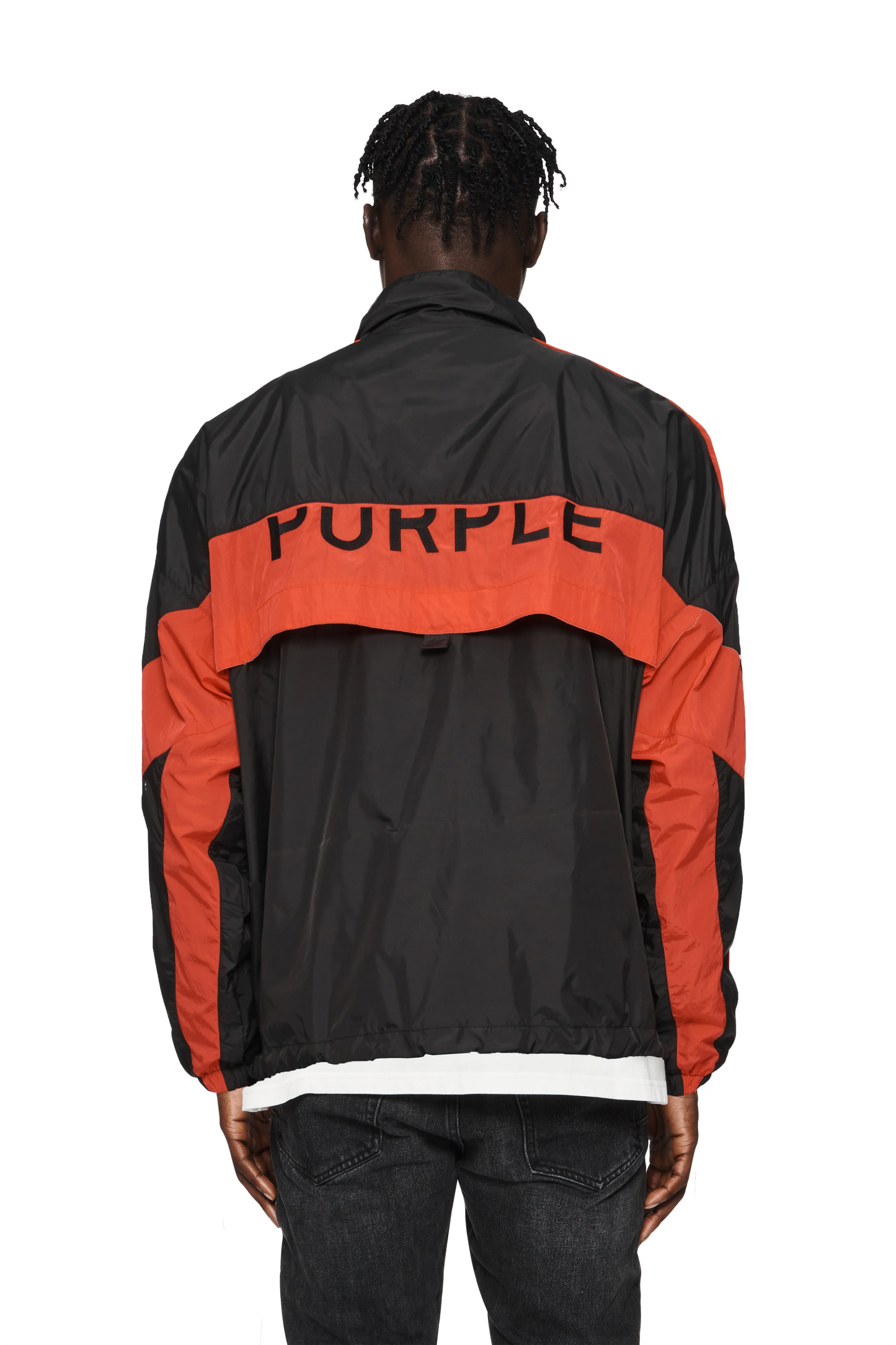 Purple Brand Color Blocked Track Jacket
