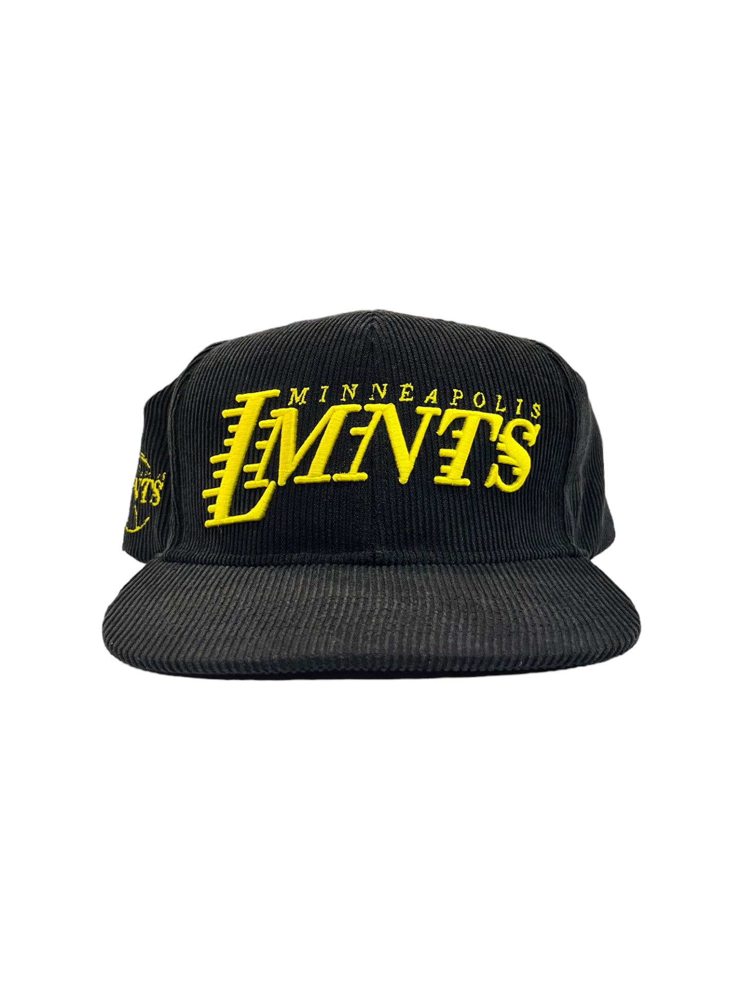 Lakeshow Corduroy Snapback Hat (Black)