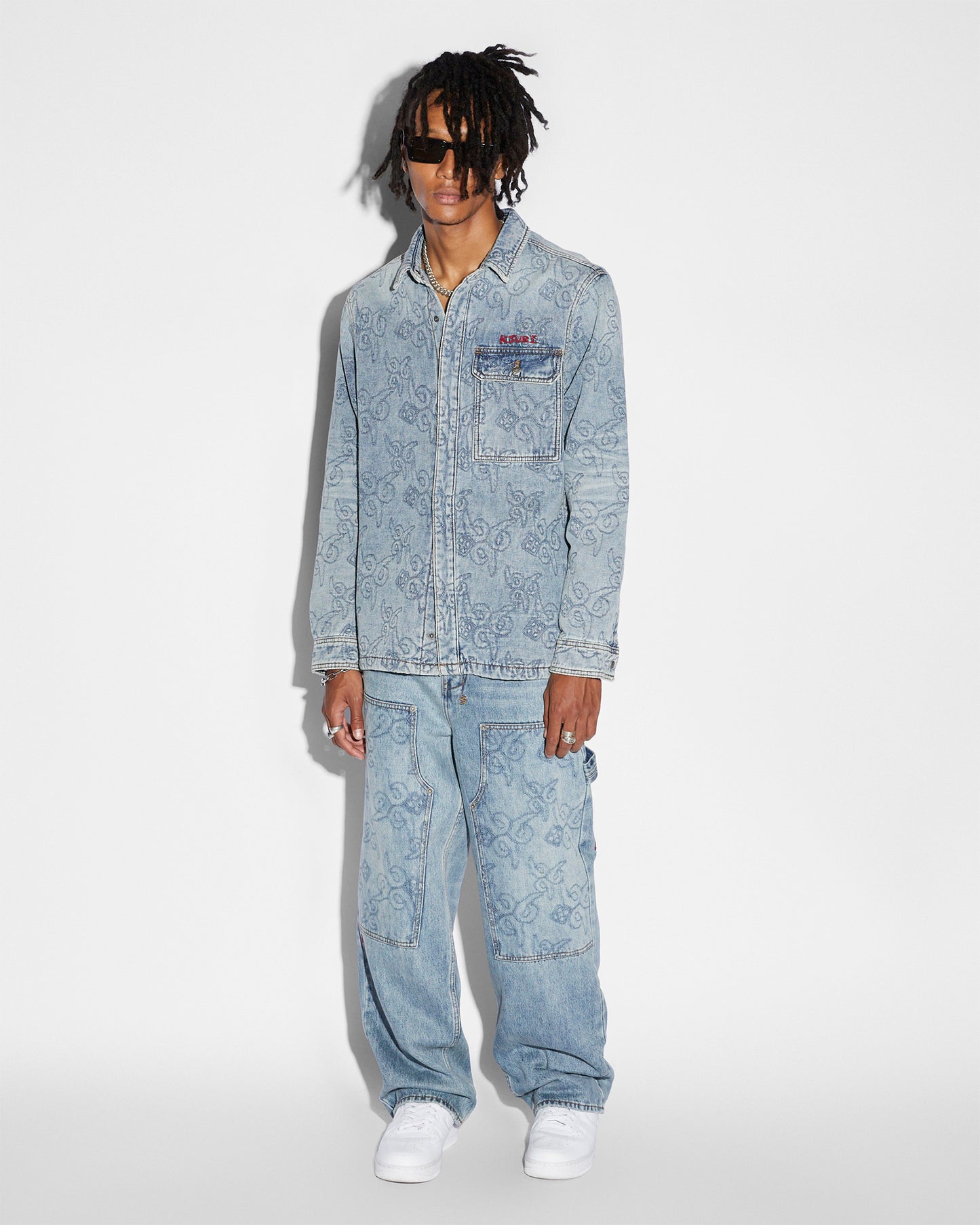 Ksubi Quilted Ls Shirt K9 Stoned