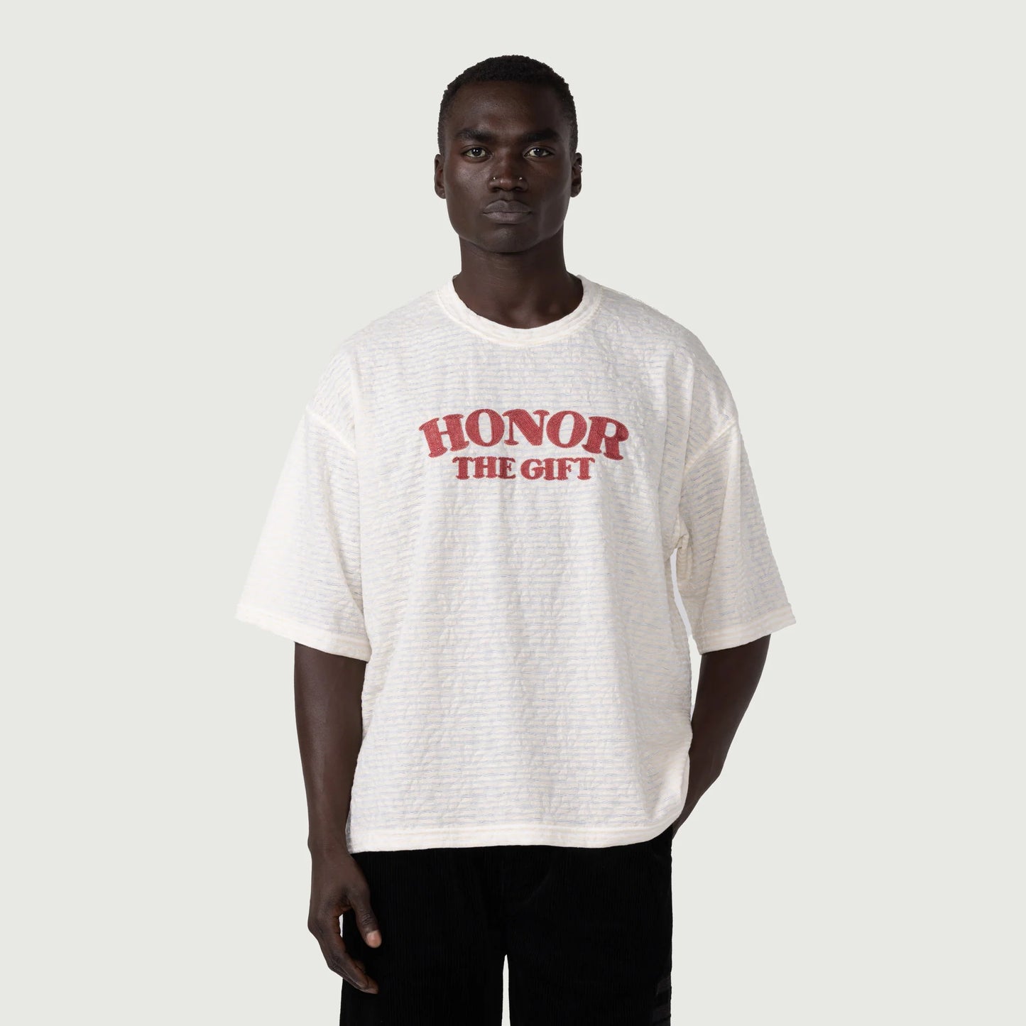 Honor The Gift Stripe Box Tee