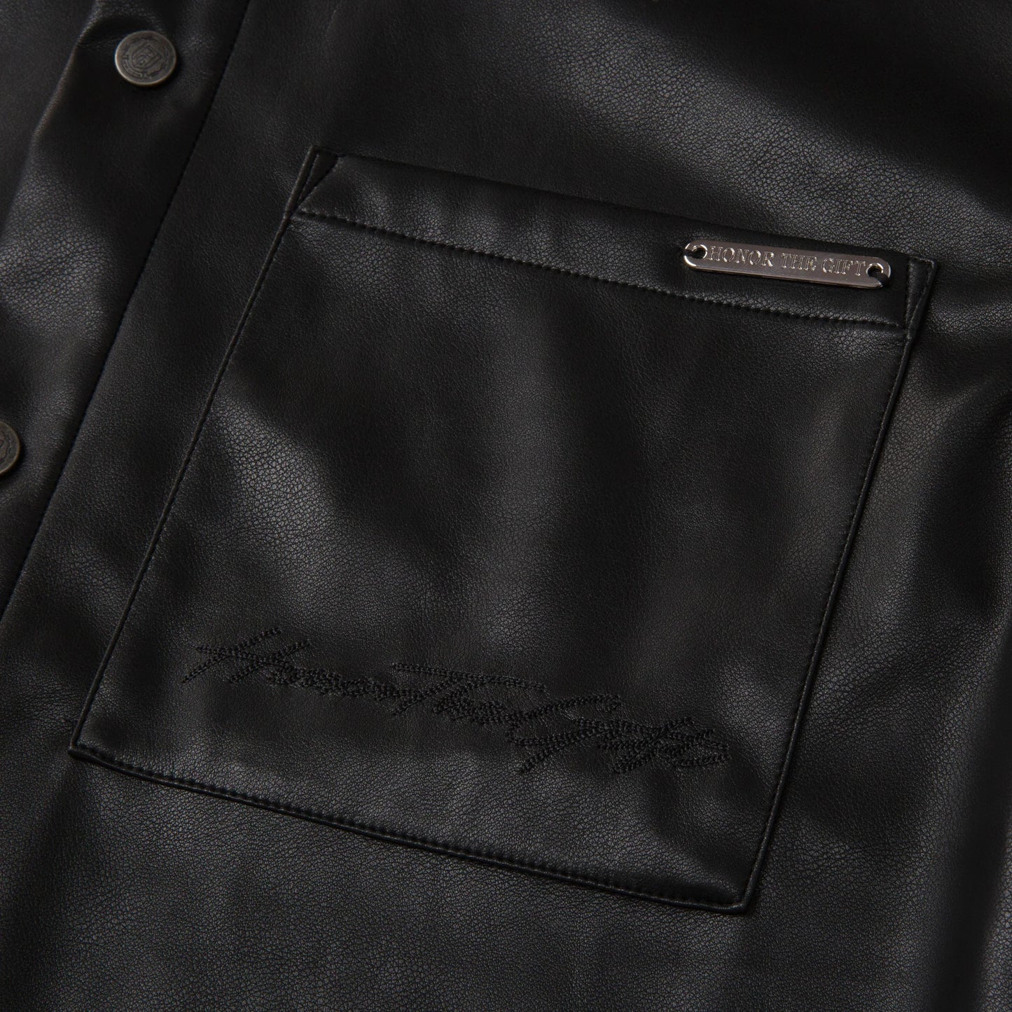 Honor The Gift Women's Vegan Leather Shirt