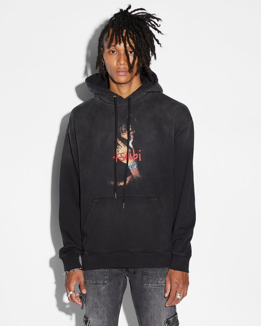 Ksubi 999 Juice Wrld Biggie Hoodie Jet Black Fade