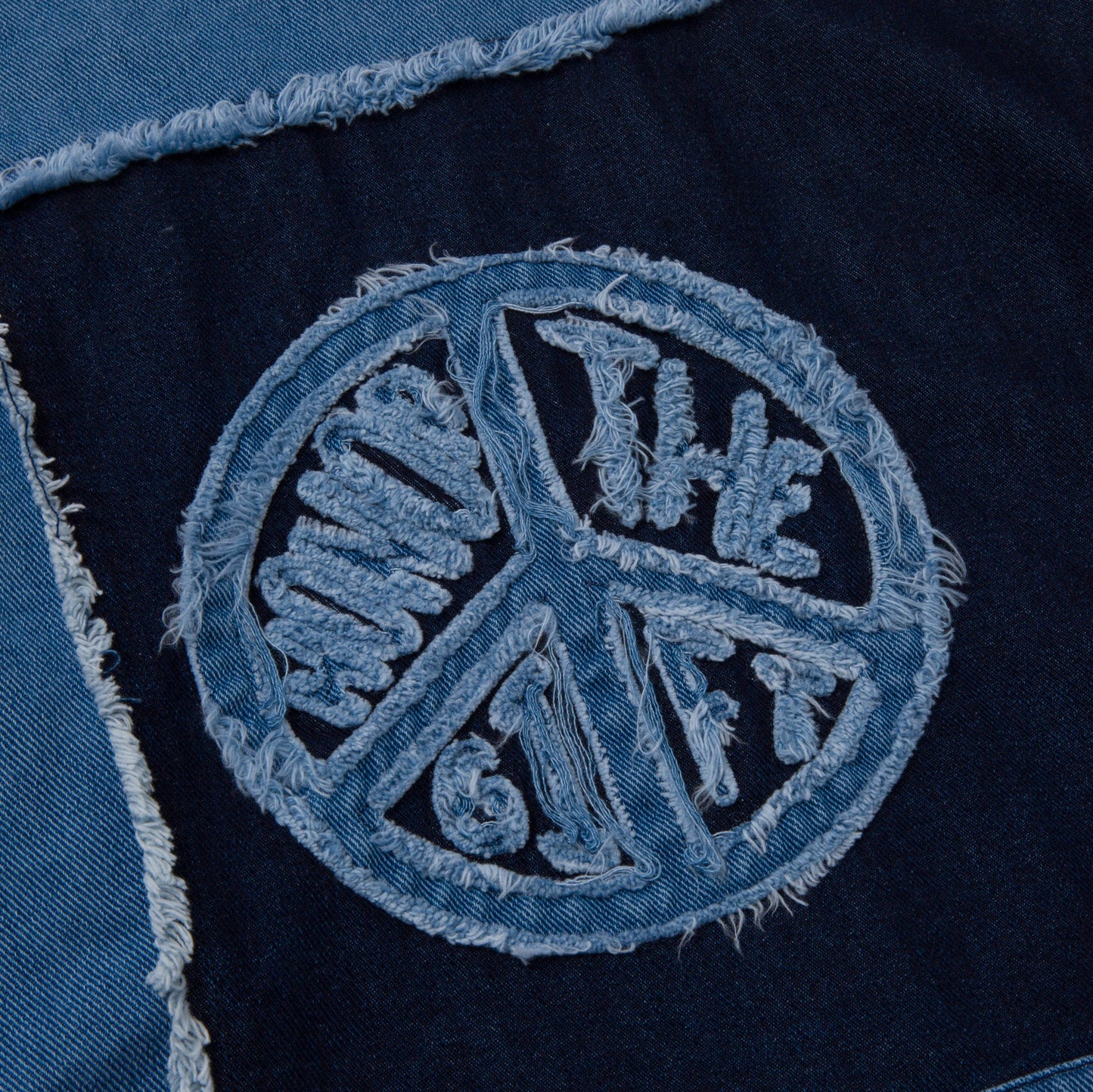 Honor The Gift Womens Patch Denim Jacket