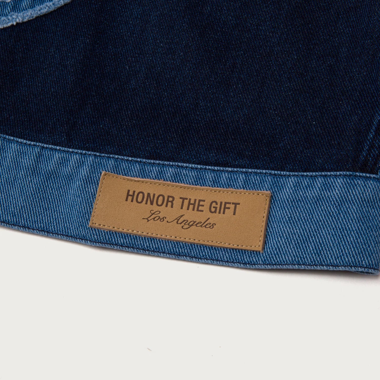 Honor The Gift Womens Patch Denim Jacket