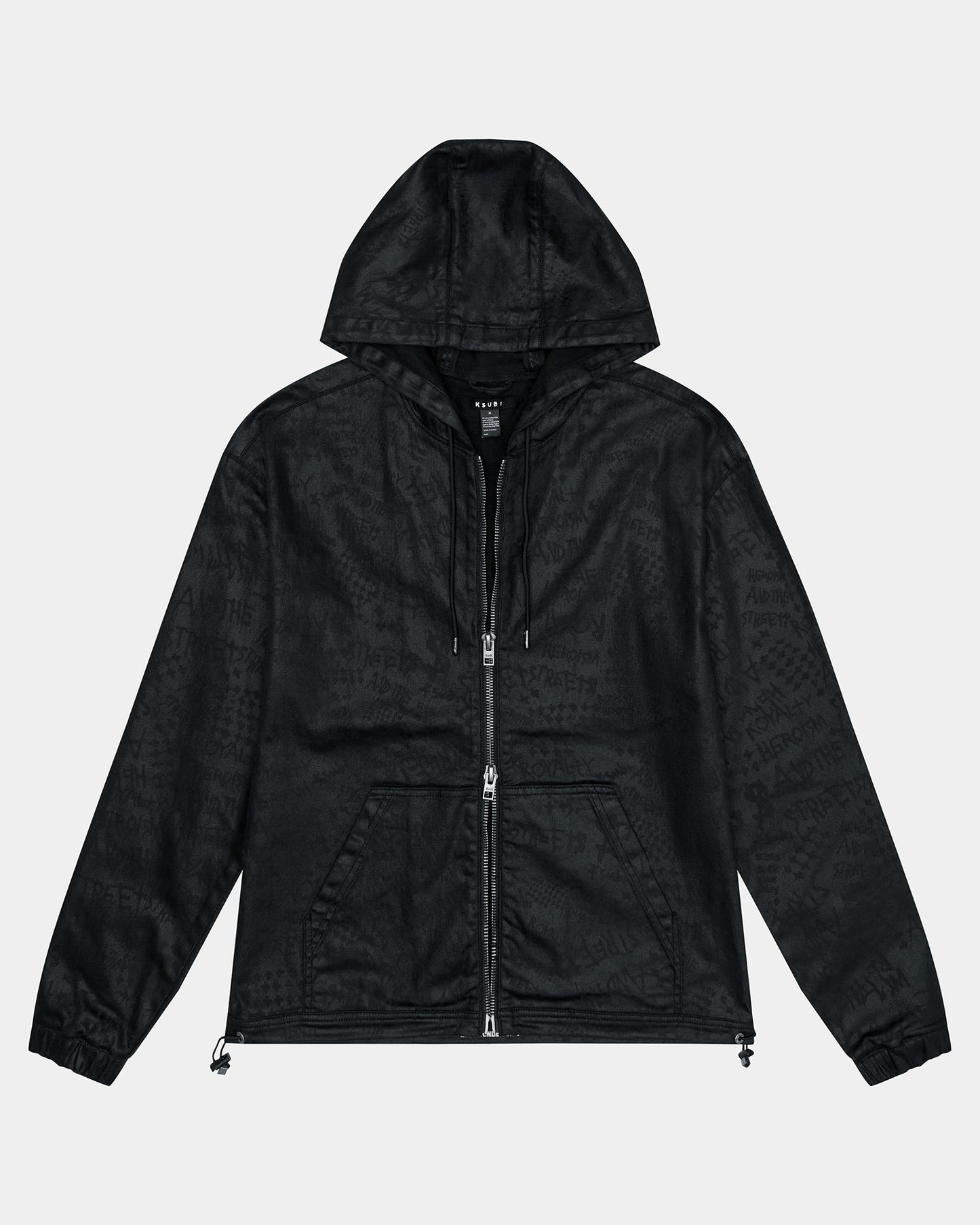 Ksubi Zip Hoodie Black Grease