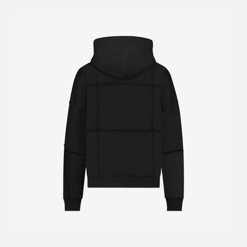 Flaneur Cut and Sew Zip-Up Hoodie