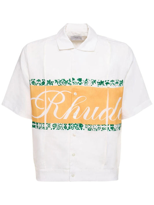 Rhude Linen Cuban Shirt