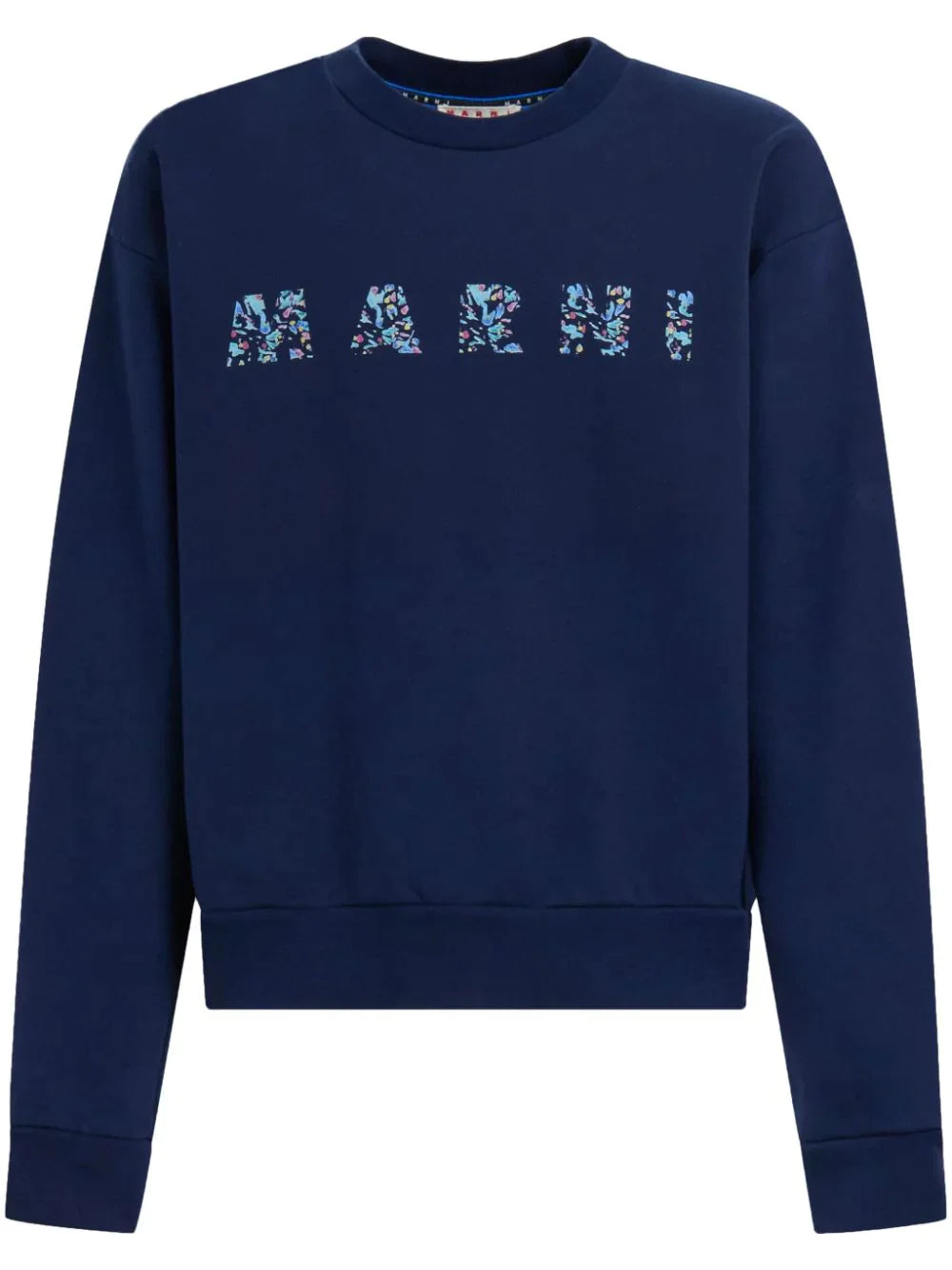 Marni Floral Logo Crewneck