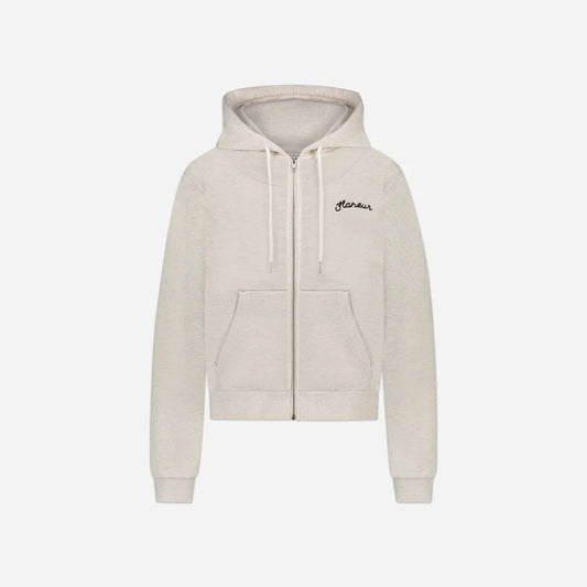 Flaneur Signature Zip-Up Hoodie